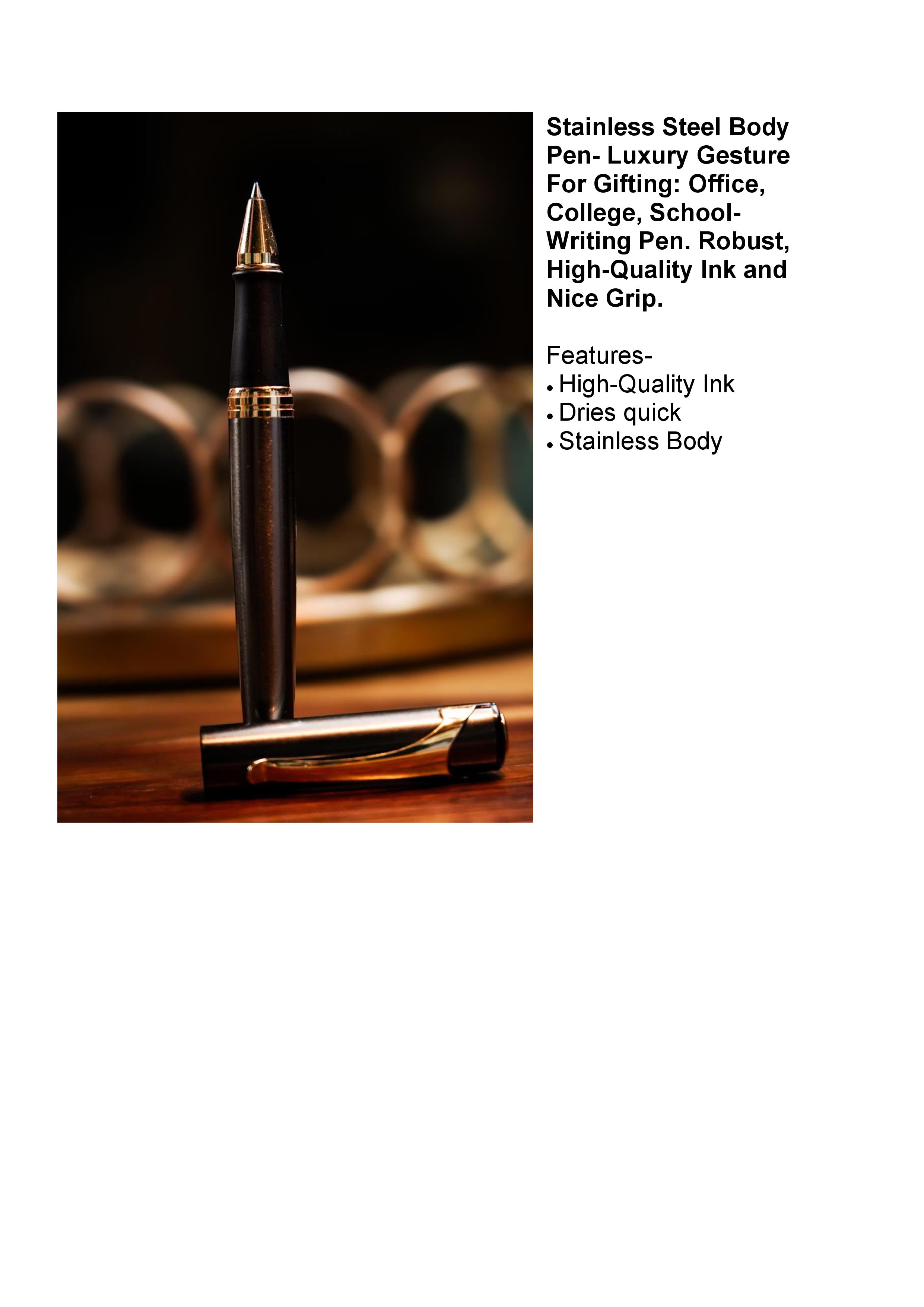 Stainless Steel Body Pen